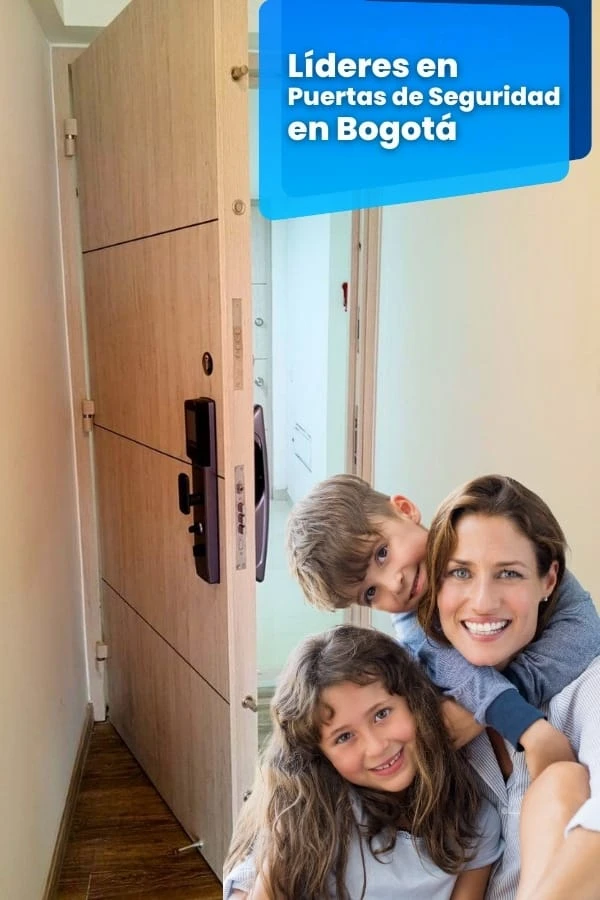 Puertas de seguridad en Bogotá fabricadas a medida con cerradura multipunto y garantía