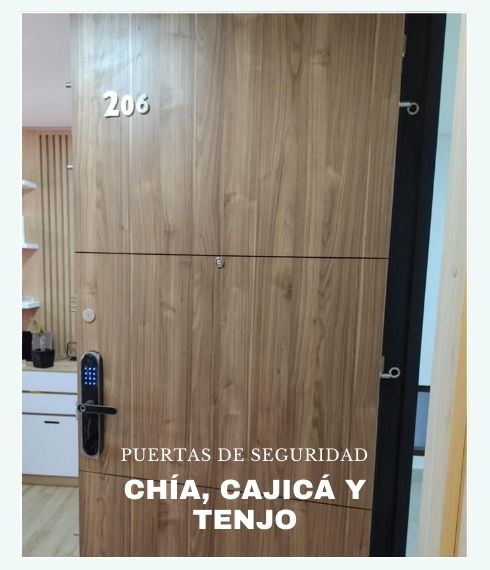 Estás cerca de Bogotá y buscas buenos precios en puertas de seguridad para Chía, Cajicá y Tenjo. Contáctenos ahora.